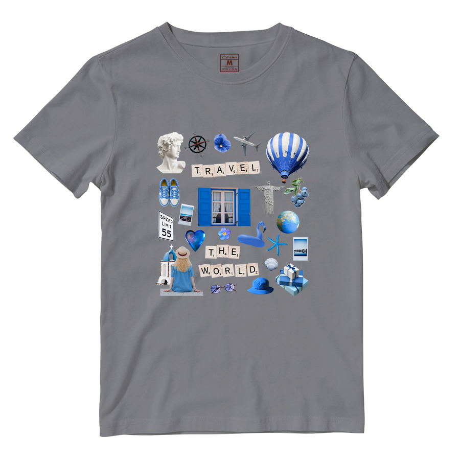 Cotton Shirt: Travel Magazine Cutout