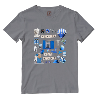 Cotton Shirt: Travel Magazine Cutout