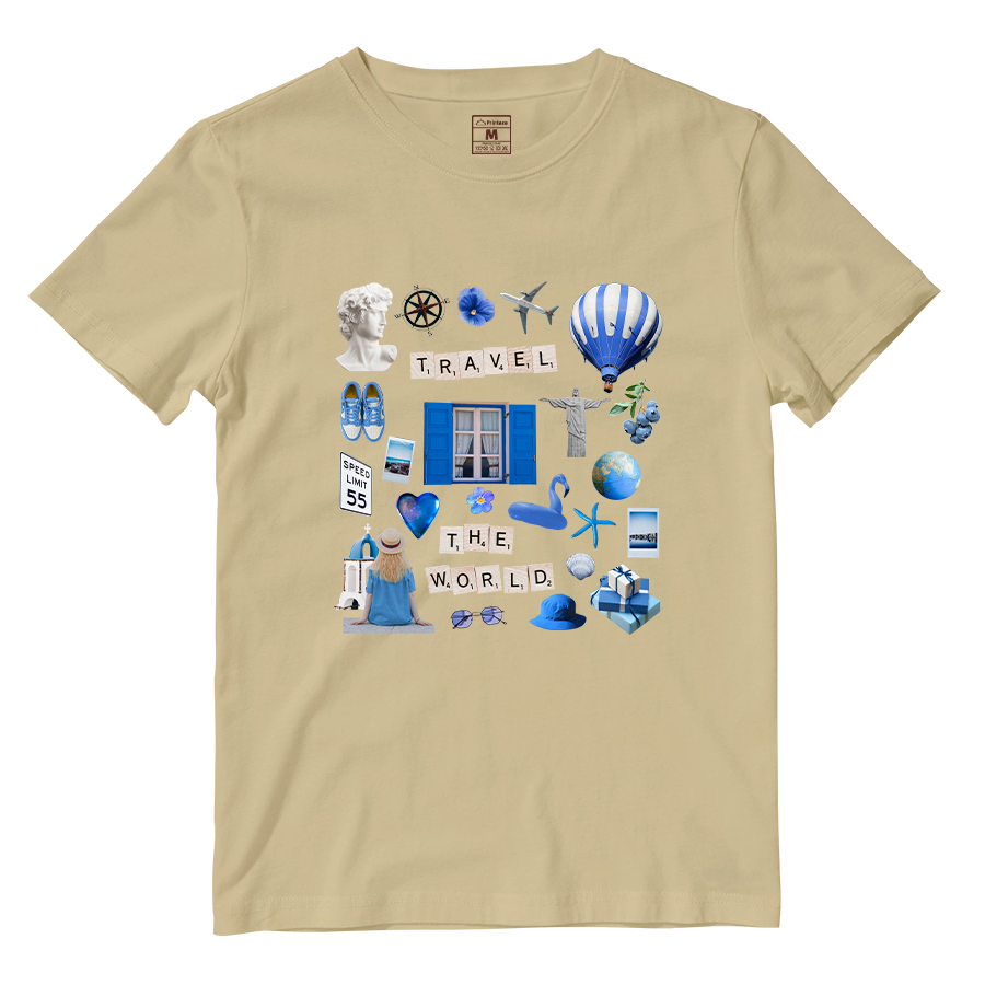 Cotton Shirt: Travel Magazine Cutout