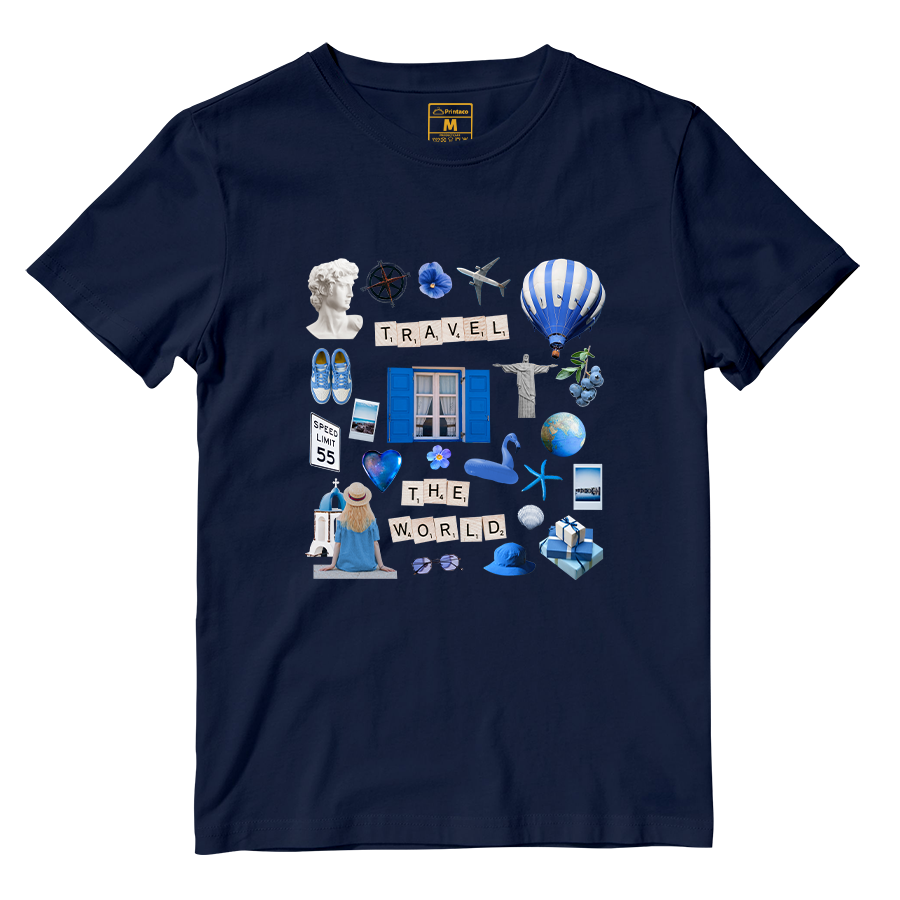 Cotton Shirt: Travel Magazine Cutout