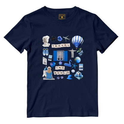 Cotton Shirt: Travel Magazine Cutout