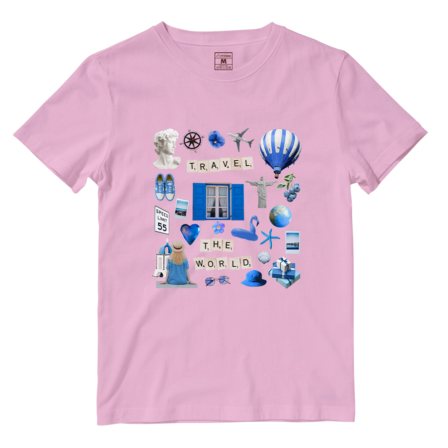 Cotton Shirt: Travel Magazine Cutout