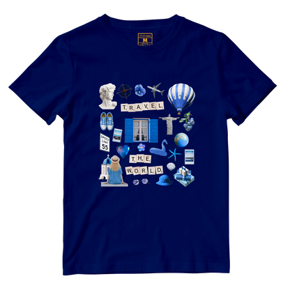 Cotton Shirt: Travel Magazine Cutout