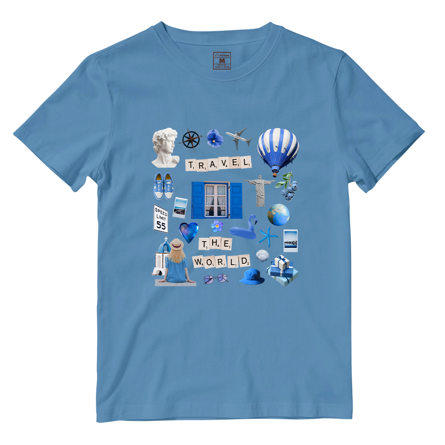 Cotton Shirt: Travel Magazine Cutout