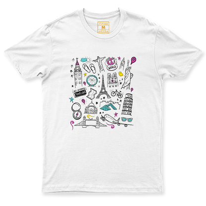 Drifit Shirt: Travel Sketch