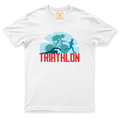 Drifit Shirt: Triathlon Glitch