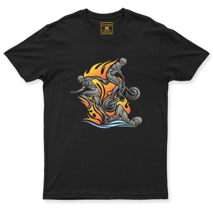 Drifit Shirt: Triathlon Flame