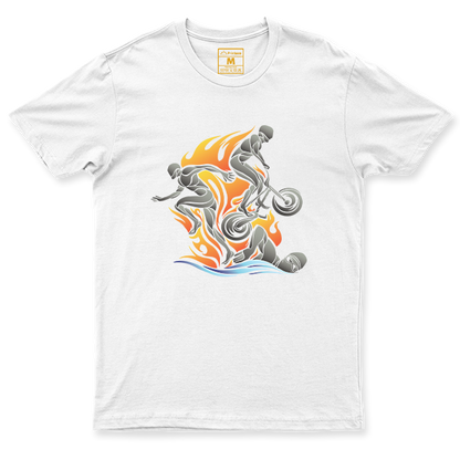 Drifit Shirt: Triathlon Flame