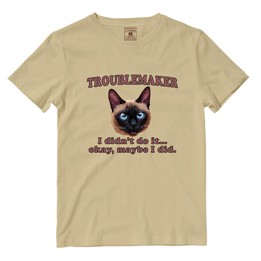 Cotton Shirt: Troublemaker (Custom)