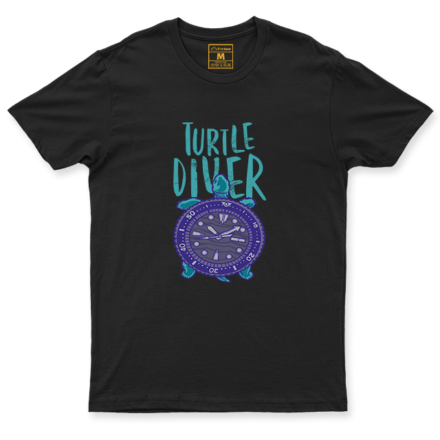 Drifit Shirt: Turtle Diver