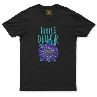 Drifit Shirt: Turtle Diver