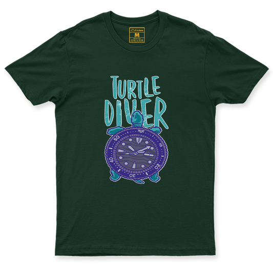 Drifit Shirt: Turtle Diver