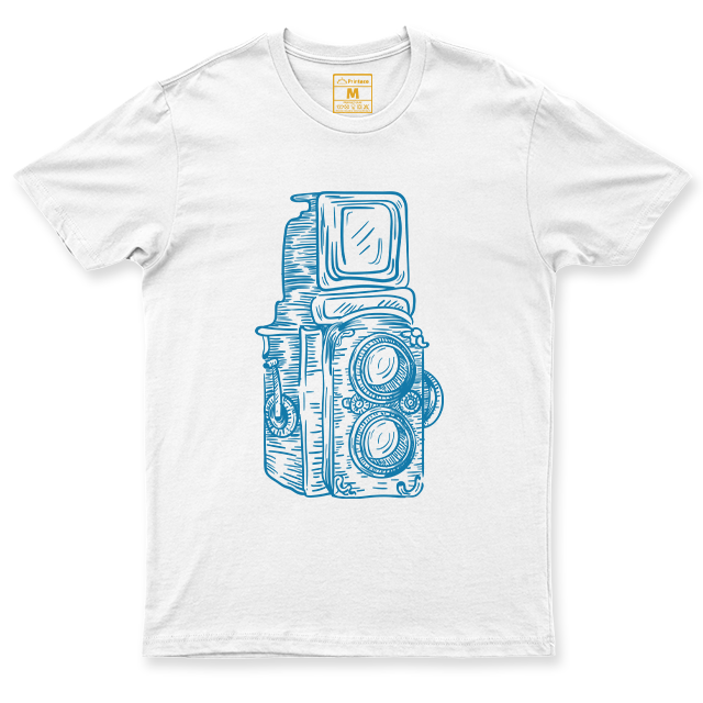 Drifit Shirt: Twin Lens Camera Sketch