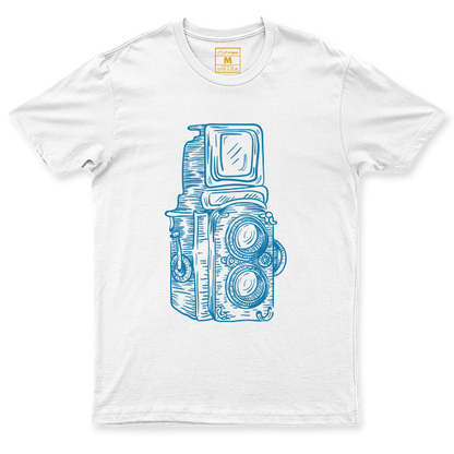 Drifit Shirt: Twin Lens Camera Sketch