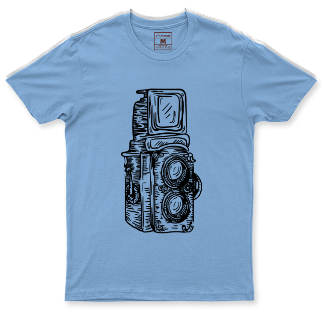 Drifit Shirt: Twin Lens Camera Sketch