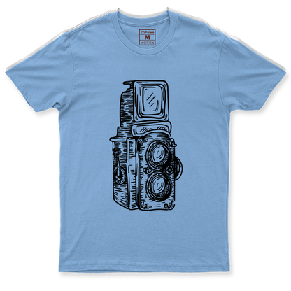Drifit Shirt: Twin Lens Camera Sketch