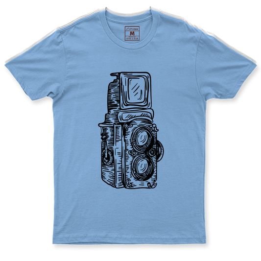 Drifit Shirt: Twin Lens Camera Sketch