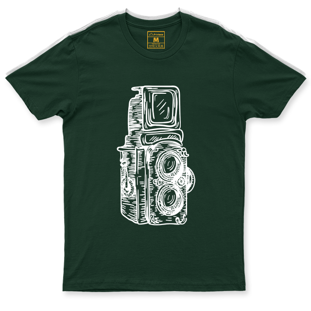 Drifit Shirt: Twin Lens Camera Sketch