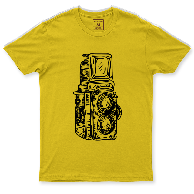 Drifit Shirt: Twin Lens Camera Sketch