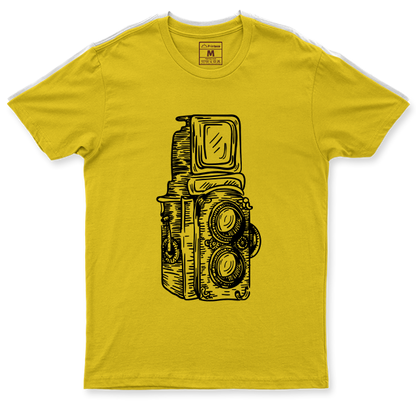 Drifit Shirt: Twin Lens Camera Sketch