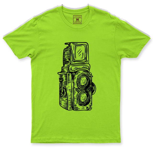 Drifit Shirt: Twin Lens Camera Sketch
