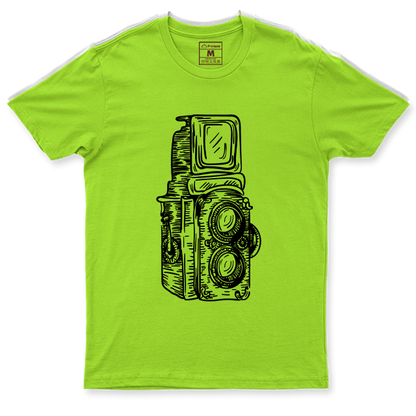 Drifit Shirt: Twin Lens Camera Sketch