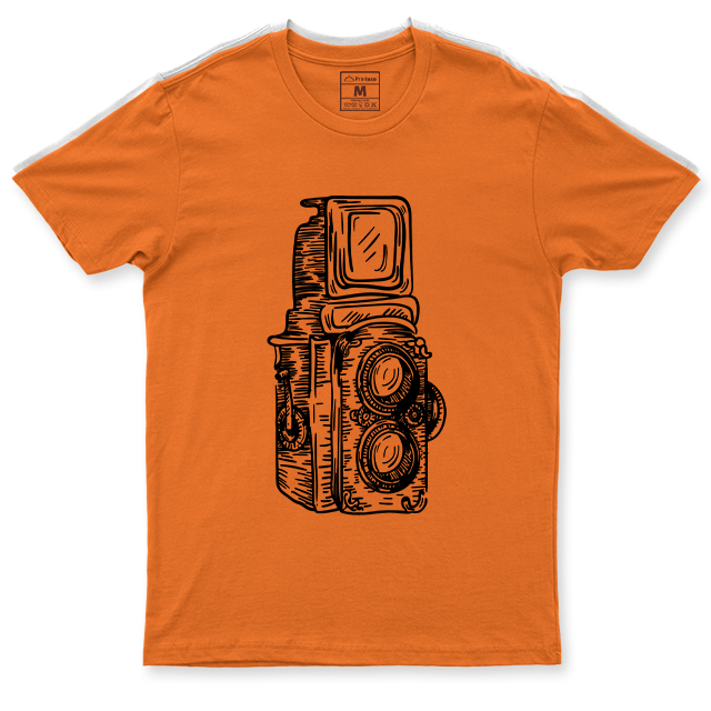 Drifit Shirt: Twin Lens Camera Sketch