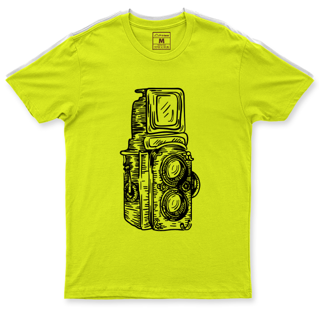 Drifit Shirt: Twin Lens Camera Sketch