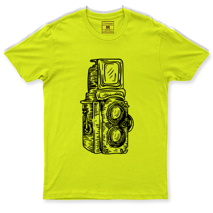 Drifit Shirt: Twin Lens Camera Sketch