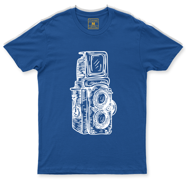 Drifit Shirt: Twin Lens Camera Sketch