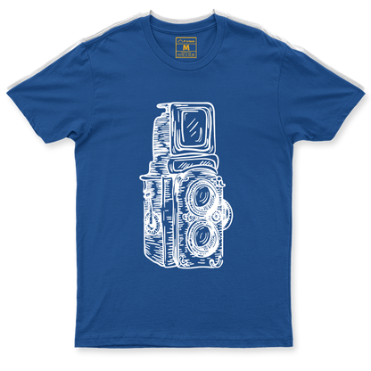 Drifit Shirt: Twin Lens Camera Sketch