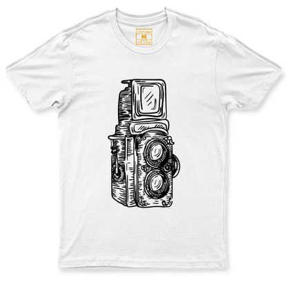 Drifit Shirt: Twin Lens Camera Sketch