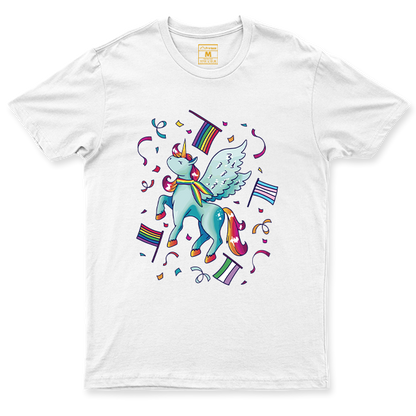 C.Spandex Shirt: Unicorn Pride