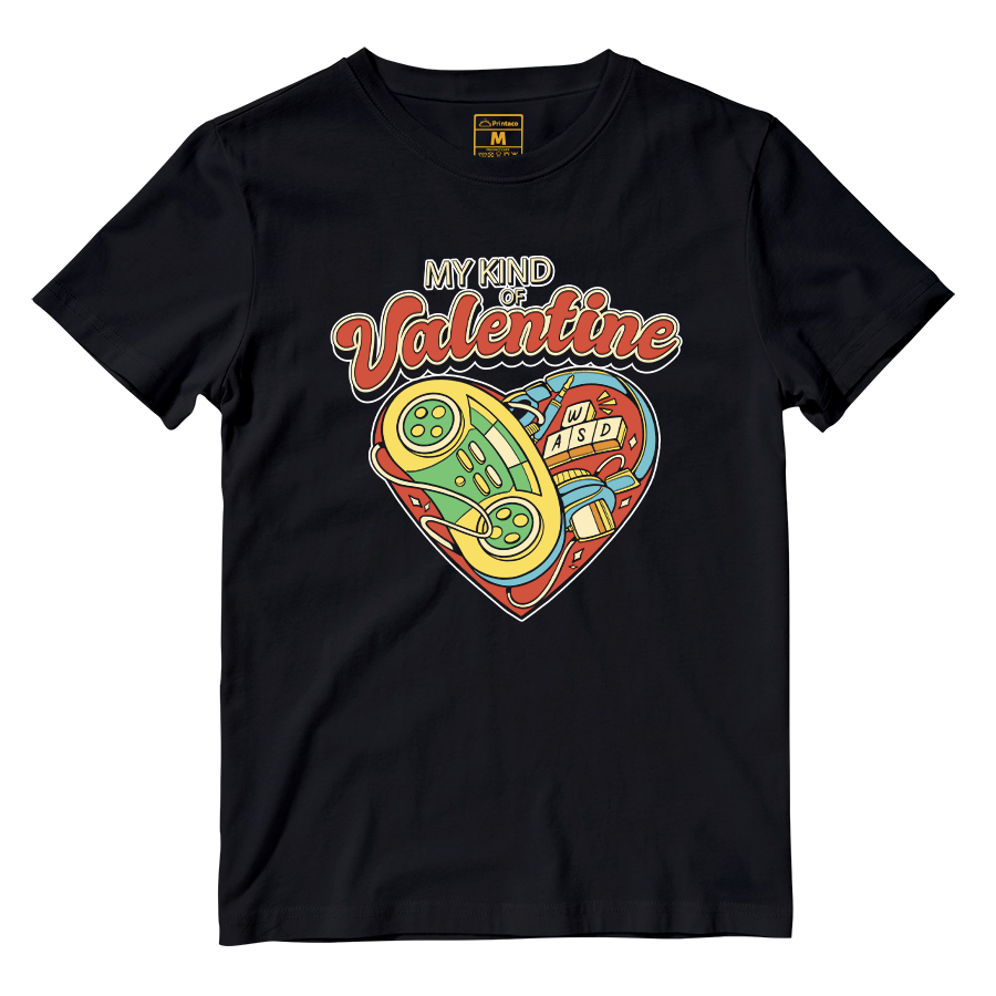 Cotton Shirt: Valentine Gamer