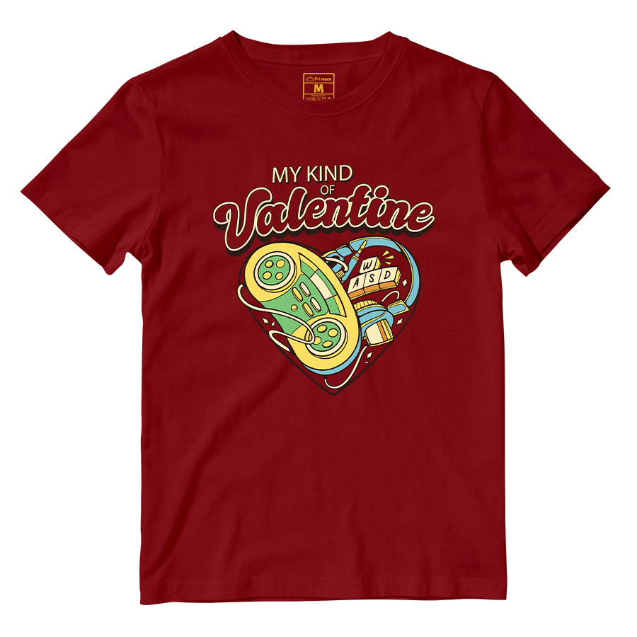 Cotton Shirt: Valentine Gamer