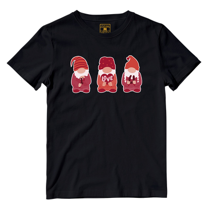 Cotton Shirt: Valentines Day Cute Gnomes