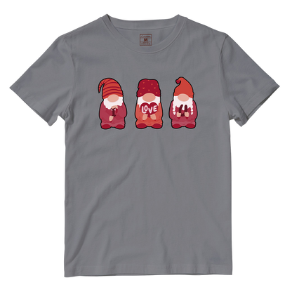 Cotton Shirt: Valentines Day Cute Gnomes