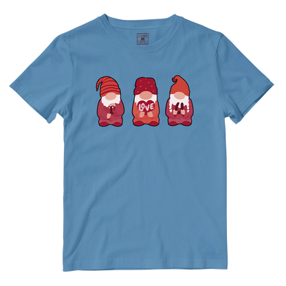 Cotton Shirt: Valentines Day Cute Gnomes