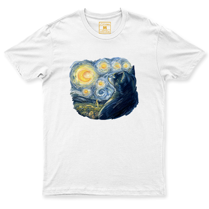 C. Spandex Shirt: Van Gogh Cat