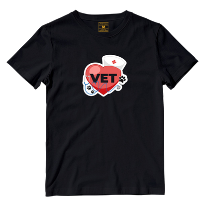 Cotton Shirt: Vet Heart