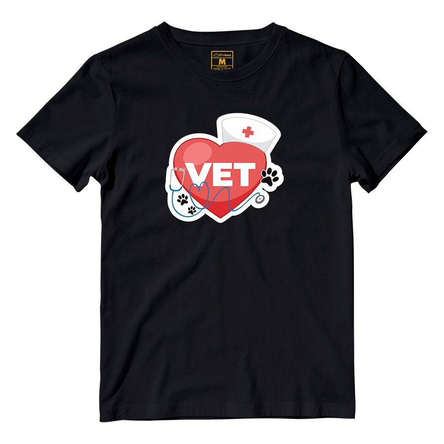 Cotton Shirt: Vet Heart