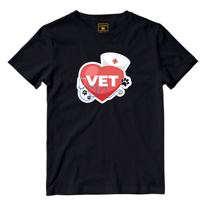 Cotton Shirt: Vet Heart