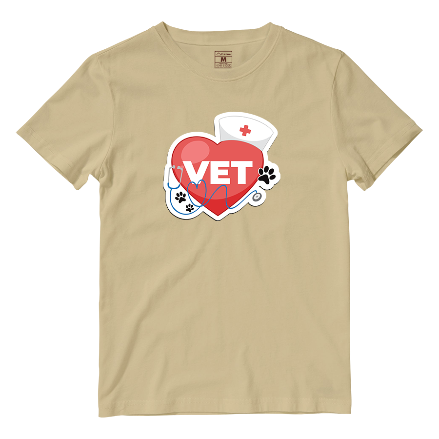 Cotton Shirt: Vet Heart