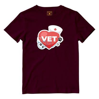 Cotton Shirt: Vet Heart