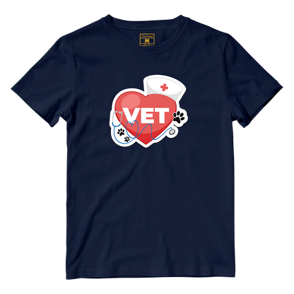 Cotton Shirt: Vet Heart