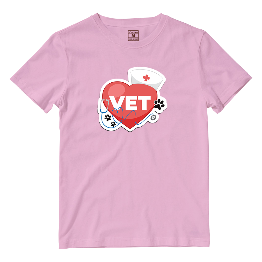 Cotton Shirt: Vet Heart