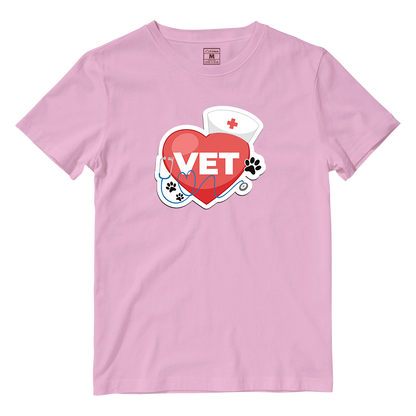 Cotton Shirt: Vet Heart