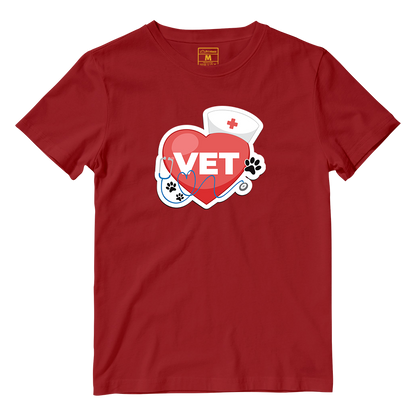 Cotton Shirt: Vet Heart