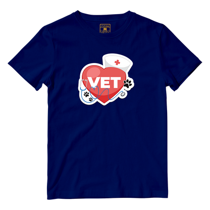 Cotton Shirt: Vet Heart