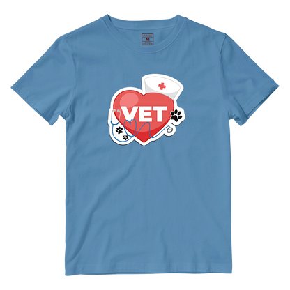 Cotton Shirt: Vet Heart